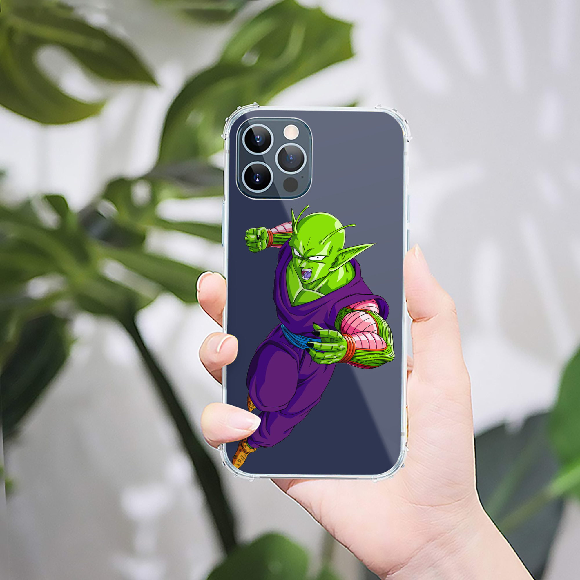 （画像用） ドラゴンボール ピッコロ DRAGON BALL Piccolo 【iPhone 12シリーズ対応】透明スマホケース（クリアソフトケース）